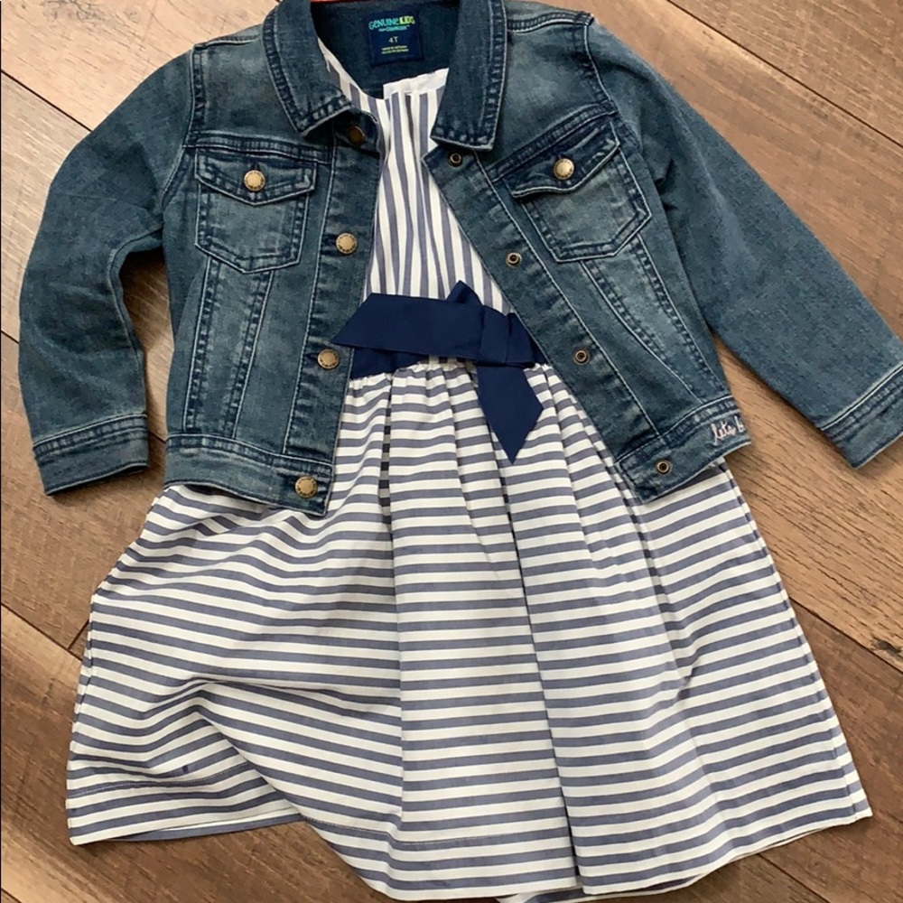 Girls stripe dress